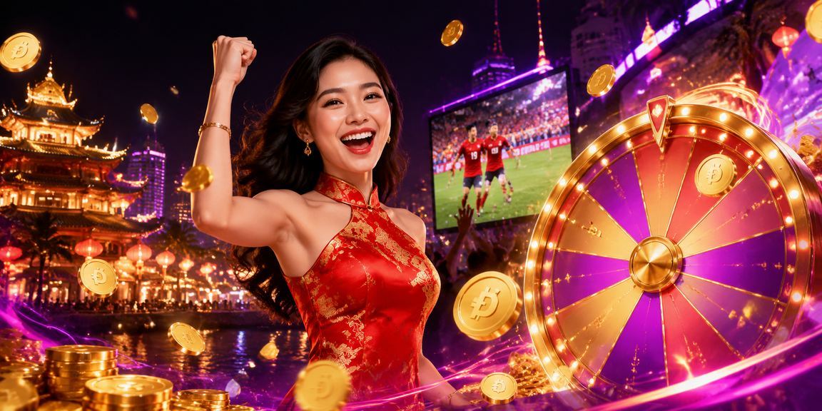 Cảnh đêm chợ Nha Trang với trò chơi roulette trực tuyến trên màn hình