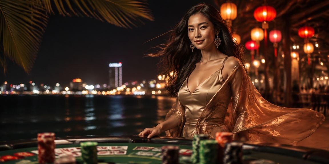 Chợ đêm Vũng Tàu về đêm, người dùng chơi baccarat live trên điện thoại